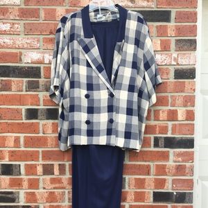 Vintage Michael Blake Pantsuit. Size 24W.